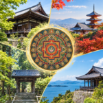 曼荼羅寺とは?香川・京都など全国の名刹と巡り方を解説 このイメージでアイキャッチ画像を作ってください。 人物、文字は入れないで画像のみでお願いします。